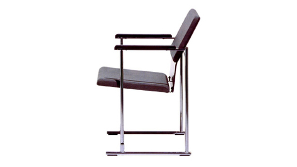 高檔鋼培訓椅會議椅帶扶手