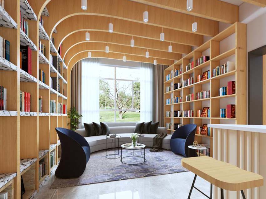 圖書館書柜-圖書館桌椅